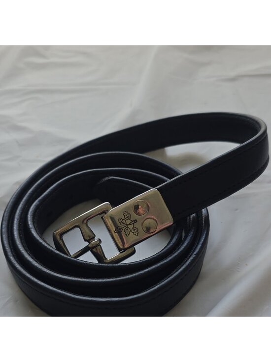 Black Oak Other - Black Oak Men's Black Dress Belt Solid Metal Buckle 54" Adjustable